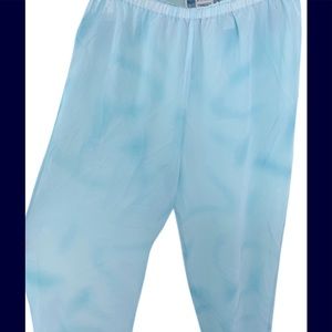 3/$18. 🌼Valerie Stevens semi sheer blue lounge pants size M
